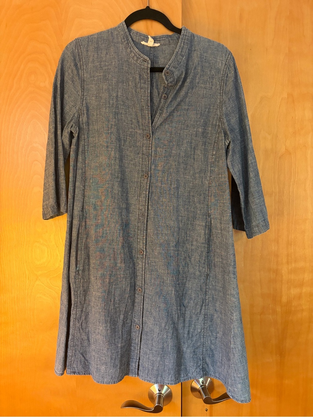 Eileen Fisher Denim Colored Tunic Dress